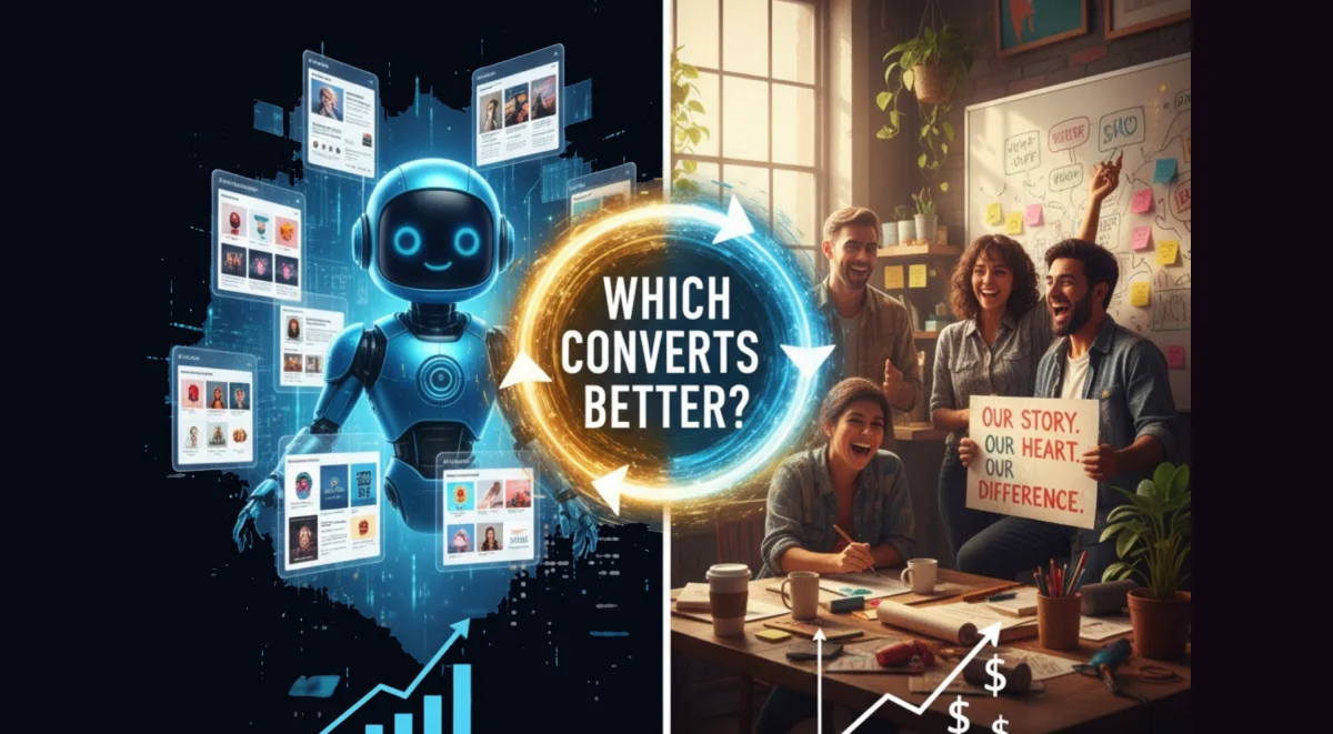 AI Ads vs Human Ads | DVED Digital Consultancy